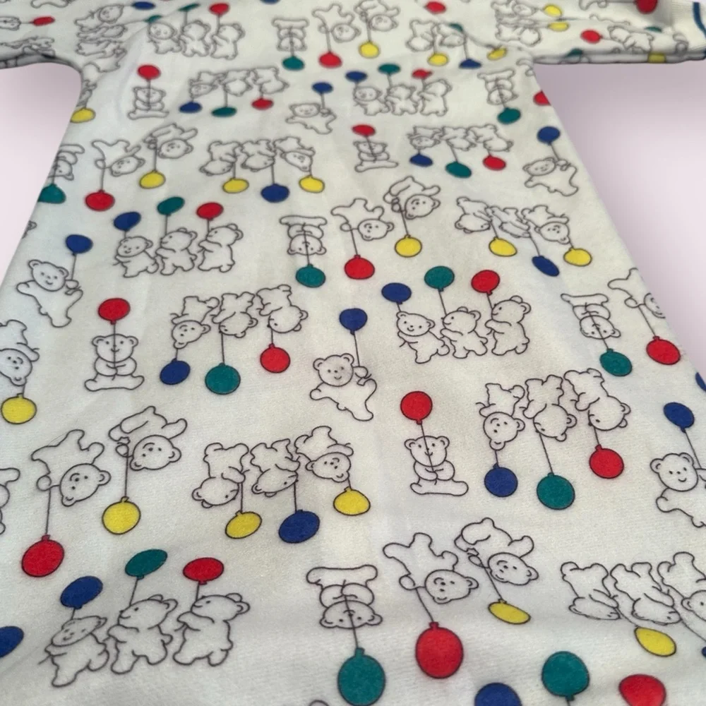 NWT Vintage Carter's Baby Bear And Balloon Sleep Sack One Size Up To 20 lbs